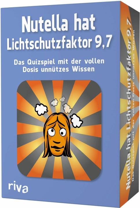Produktbild Nutella hat Lichtschutzfaktor 9,7 – Das Quizspiel mit der vollen Dosis unnützes Wissen (Deutsch)