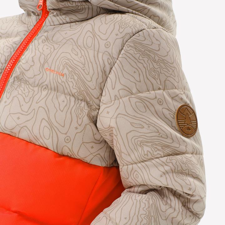 Actual product image Quechua Winter jacket toddlers size 92-116 hiking - NH500 orange/beige