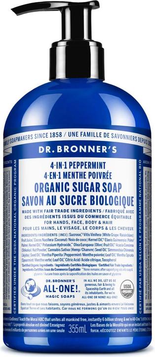 Immagine prodotto Dr. Bronner's sapone di zucchero (Sapone liquido, 355 ml)
