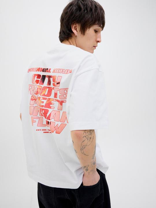 Immagine prodotto Jack & Jones Rückenprint Rundhalsausschnitt T-shirt T-shirt (XL)