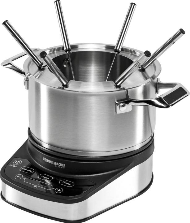 Actual product image Rommelsbacher All-in-One 20.F 1200 (Chocolate fondue, Cheese fondue, Chinoise Fondue, Fondue Bourguignonne)