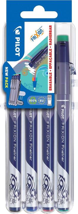 Image du produit Pilot Fineliner FriXion 1.3mm Stand (Multicolore, 4 x)