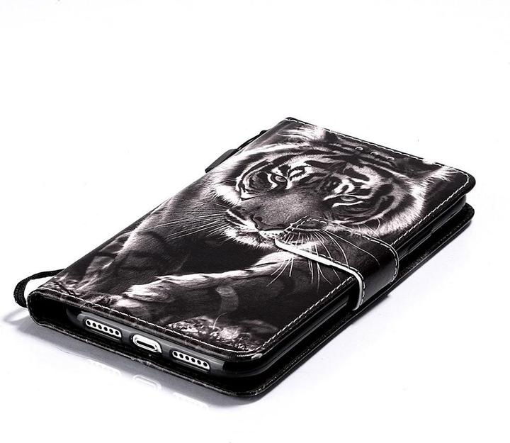 Produktbild Ueli Express iPhone 11 Buch Etui Tasche mit Kartenfach Tiger (Apple iPhone 11)