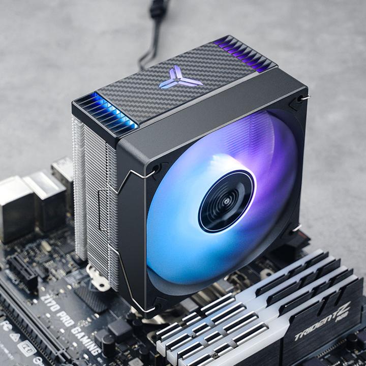 Actual product image Jonsbo CR-1000 EVO CPU cooler, ARGB - black (154 mm)