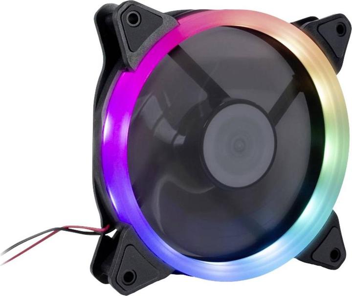 Image du produit Intertech Inter-Tech Argus RS-051 RGB Boîtier d'ordinateur Ventilateur 12 cm noir (120 mm, 1 x)