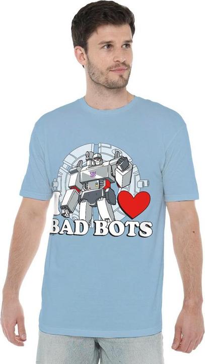 Immagine prodotto Transformers I Love Bad Bots Maglietta Megatron Uomo (4XL)