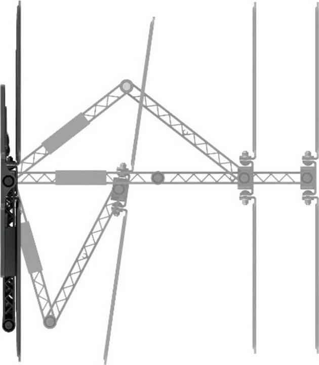 Produktbild Hama TV-Wandhalterung, OLED, flach, schwenkbar, ausziehbar, 229cm (90") bis 50kg (Wand, 90", 50 kg)