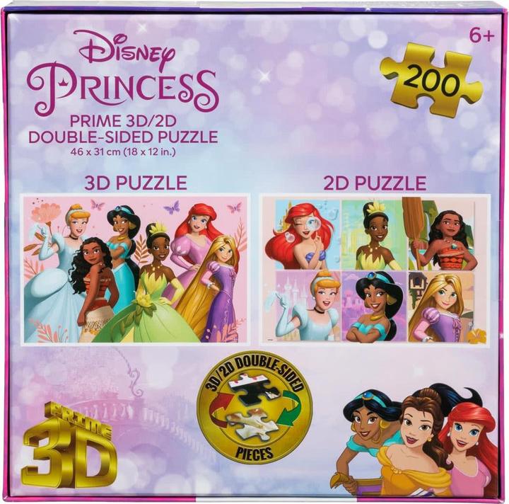 Actual product image Disney 3D puzzle Double Sided 200 Princess (41040017-01) (200 pieces)