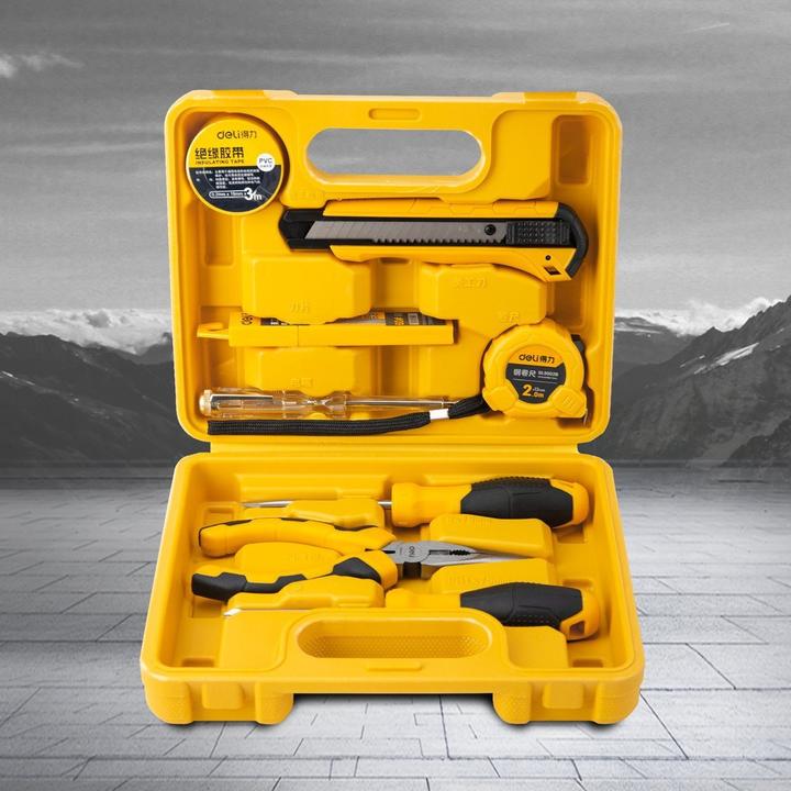 Actual product image Deli Professional tool set Tools EDL1008J - 8 pcs (8 pieces)