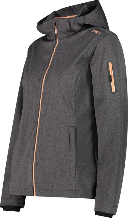 Actual product image CMP Campagnolo Women's Light Softshell Jacket Zip Hood (46)