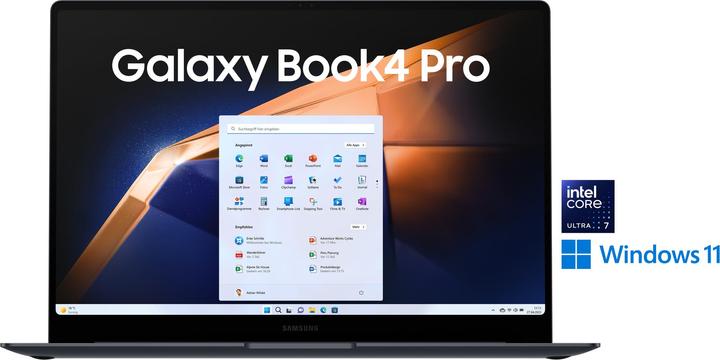 Immagine prodotto Samsung Galaxy Book4 Pro (16", Intel Core Ultra 7 155H, 16 GB, 512 GB, DE)