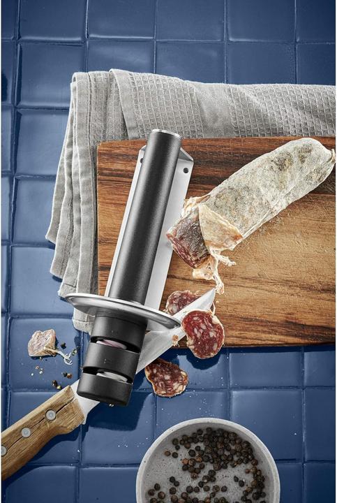 Produktbild WMF Messerschärfer Keramikscheiben 2 Stufen Gourmet zum Vor- und Nachschleifen