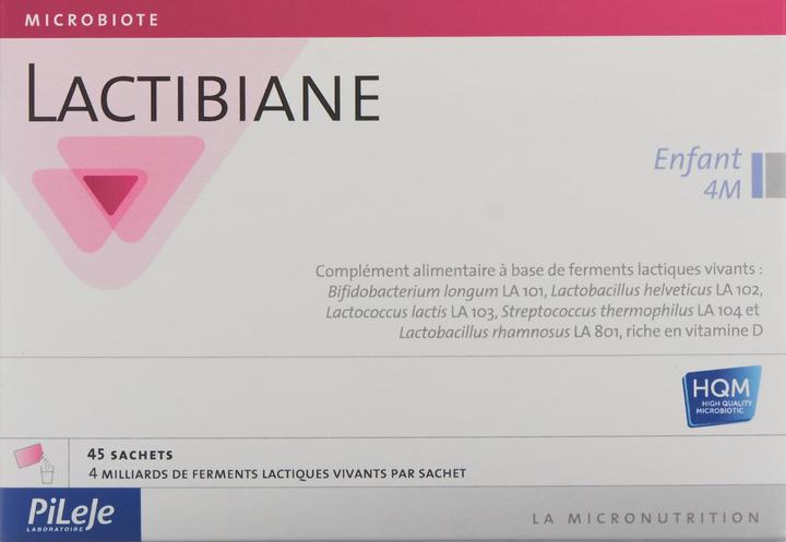 Actual product image Lactibiane Children 4M (45 Piece, Beutel, 109 g)