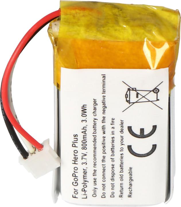 Actual product image AccuCell Akku GoPro CHDHA-301, Hero +, Hero HWBL1, Hero Plus Akku PR-062334