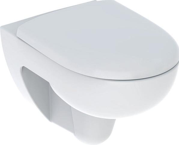 Geberit Renova wandcloset, Rimfree met WC-zitting, wit 500801001