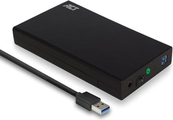3.5" SATA hard drive enclosure, screwless, USB 3.2 Gen1 (3.5")