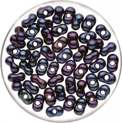 Produktbild Glorex Farfalle 6,5mm blau irisierend