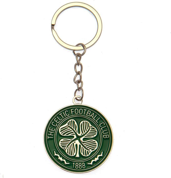 Actual product image Celtic FC Antique Green Keychain Crest