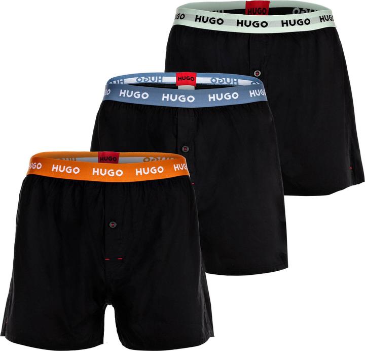 HUGO Woven Boxer Triplet (XXL, 3er Pack)