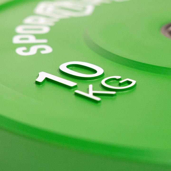Actual product image Sporttrend 24 Bumper Plate Gewichtsscheibe 10 kg für Langhantel (1 x 10 kg)