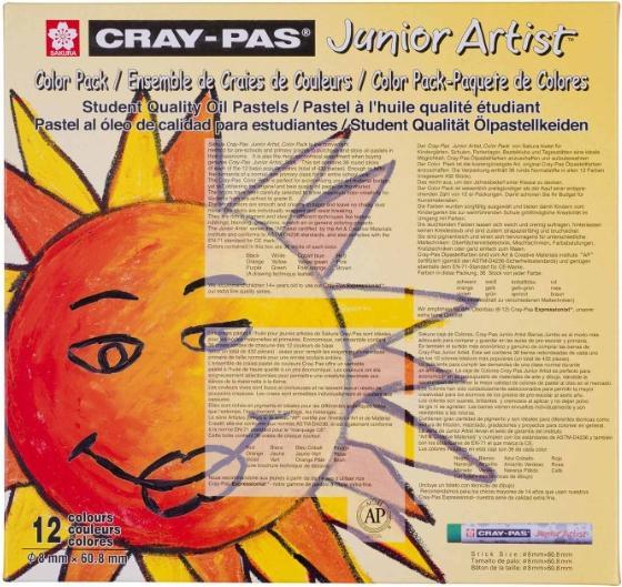 Produktbild Bruynzeel Sakura Cray-Pas Junior Artist Oil Pastels Box 36 x 12St.