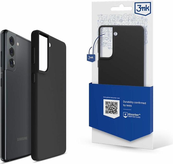 Produktbild 3MK Silicone Case Sam S22 5G S901 czarny/black (Samsung Galaxy S22 5G)