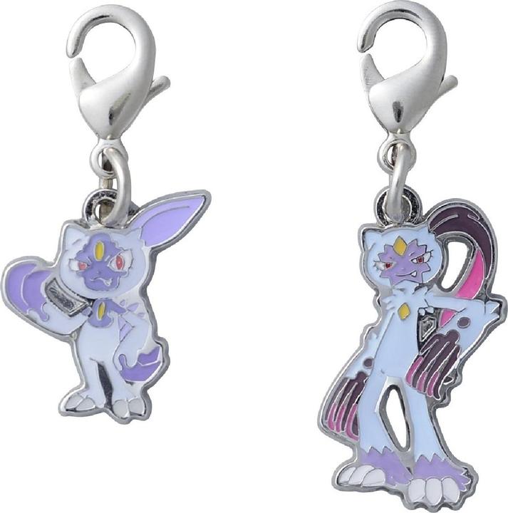 Pokémon Pokemon Center - Hisuian Sneasel, Sneasler Schlüsselanhänger - 2 Stück