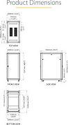 Produktbild StarTech 25U 36IN SERVER RACK CABINET (25 HE, 19 Zoll Rack)