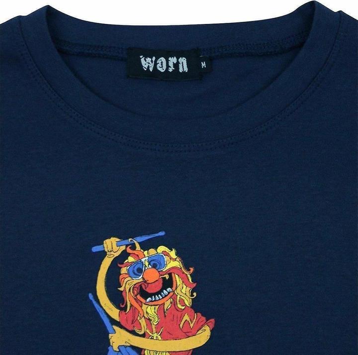 Actual product image Worn Animal Drummer Tshirt (L)