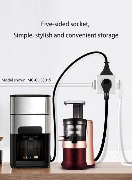 Actual product image MicroConnect Power cube, 5 Schuko outlets (5 x, CEE 7/3, 1.50 m)