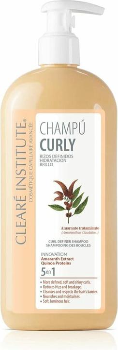 Actual product image Clearé Institute CHAMPÚ CURLY rizos definidos hidratación brillo 400ml (400 ml, Liquid shampoo)