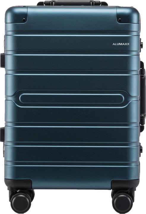 Alumaxx Reisetrolley, mit Vollalukoffer, blau (37 l, Handgepäck (bis 50l))