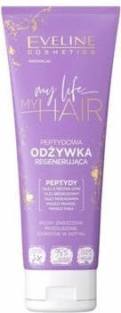 Actual product image Eveline My Life My Hair Peptydowa Odżywka regenerująca do włosów przesuszonych,zniszczonych i (250 ml)
