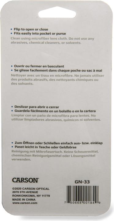 Actual product image Carson Optical MagniFlip