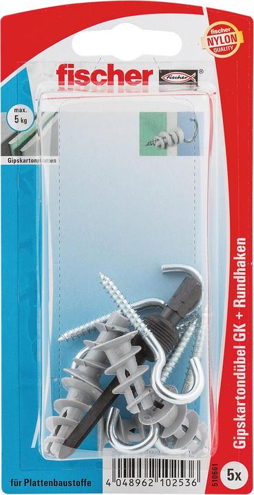 Produktbild Fischer Gipskartondübel GK RH K (5). (5 Stk.)
