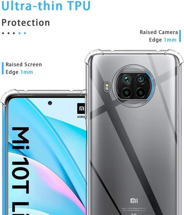 Produktbild Screenguard Xiaomi Mi 10T Lite Hülle Crystal Soft Airbag Bumper (Xiaomi Mi 10T Lite)