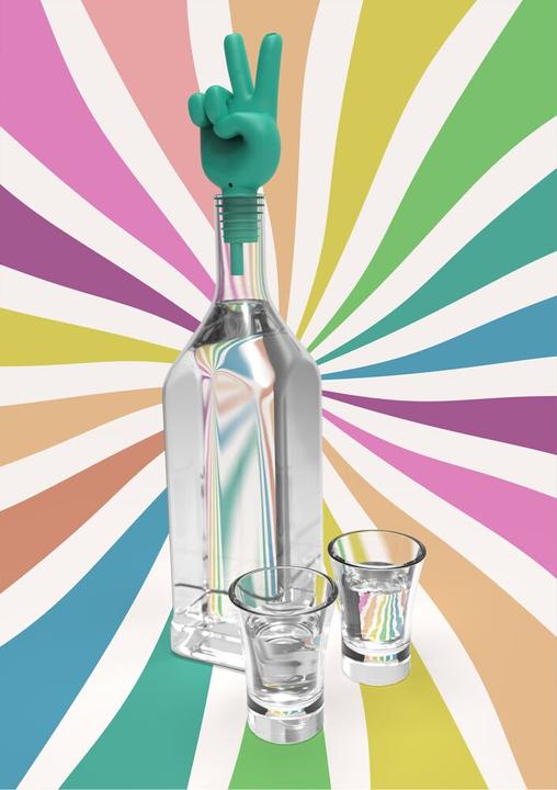 Produktbild Winkee Peace Bottle Pourer (Weinverschluss)