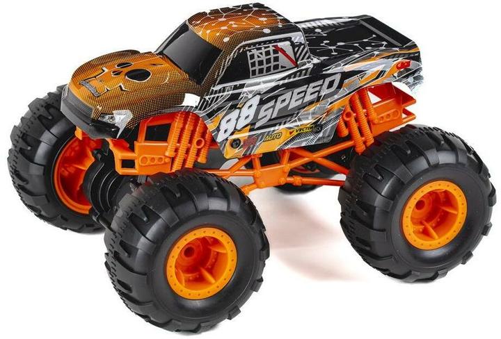 Actual product image Tec-Toy Monster Truck Speed Monster Gyro & Sound, Orange, 1:12