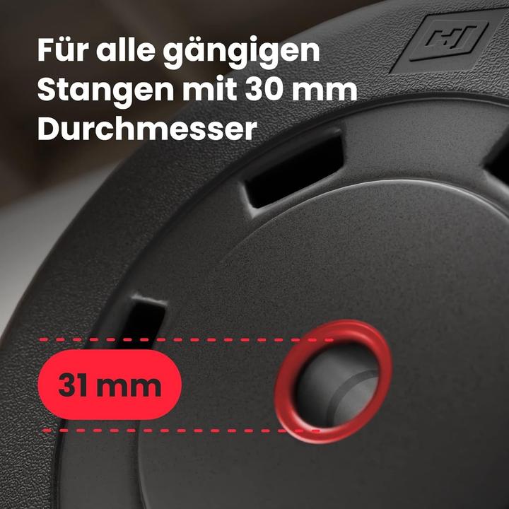 Produktbild Hs Hop-Sport Hantelscheiben-Set (4 x 5 kg) (4 x 5 kg)