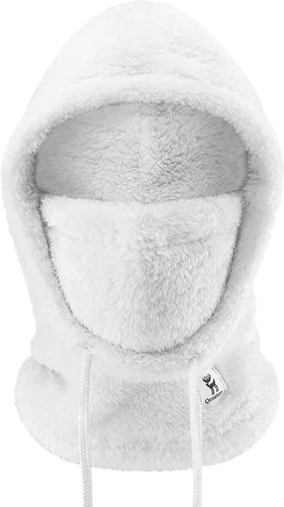 Qunature Arctic Velvet Ski Balaclava Size M - White