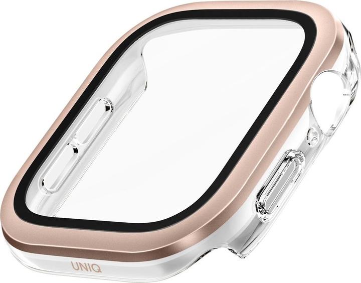 Produktbild Uniq Voute Tempered Glass Case for Apple Watch 10 46mm - Rose Gold