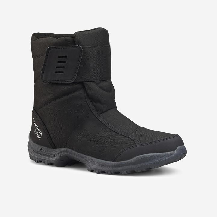 Immagine prodotto Quechua Stivali da neve da uomo caldi e impermeabili con chiusura a velcro per escursioni invernali - SH100 (45)