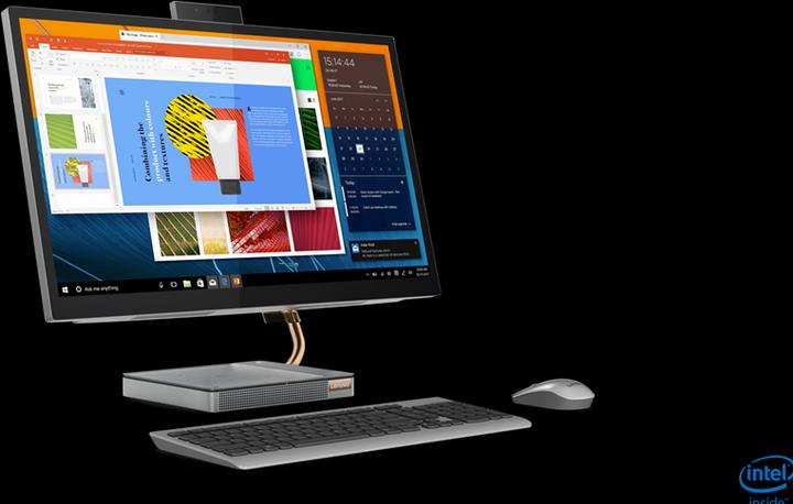 Actual product image Lenovo IdeaCentre AIO 5 (Intel Core i7-10700T, 16 GB, 512 GB, GeForce GTX 1650)