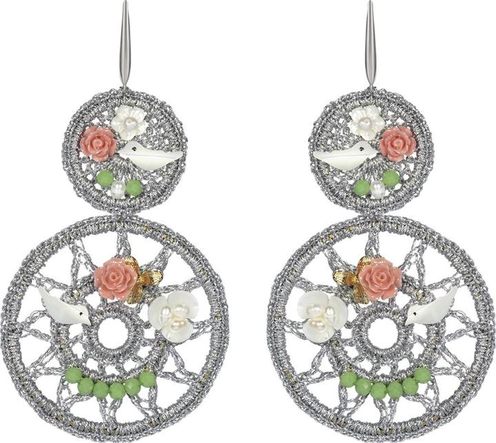 Uzurii Dreamcatcher silver Ohrringe (925er Sterlingsilber)