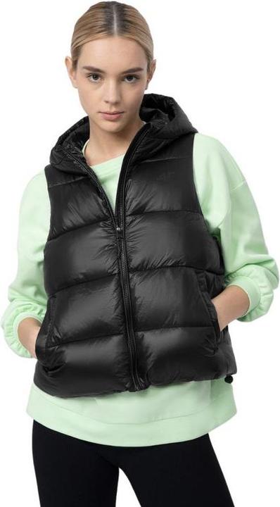 Produktbild 4F Damen Daunenweste F092 Tiefschwarz 4FSS23TDJAF092 20S (L) (L)