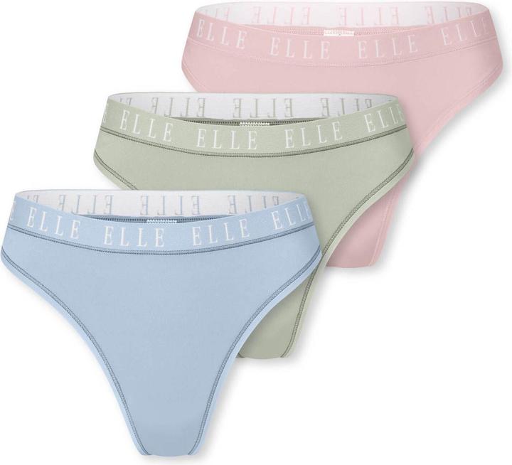 Elle Tanga Thong - LOGO (M, 3er Pack)