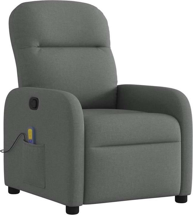 Actual product image VidaXL Massage chair dark grey fabric