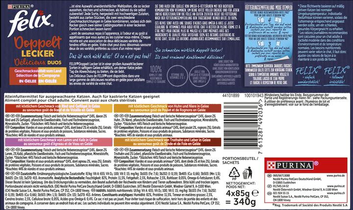 Produktbild Felix Gelee Fleisch (Adult, 4 Stk., 85 g)