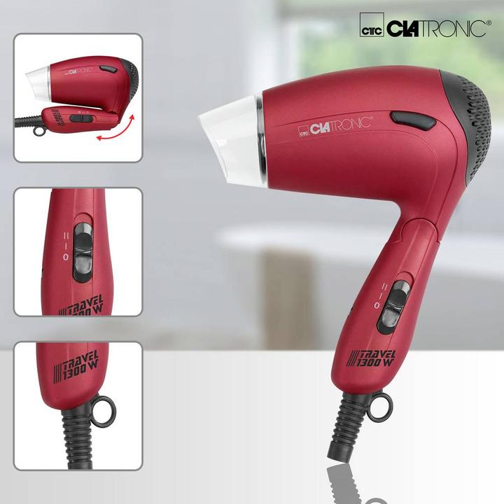 Actual product image Clatronic HTD 3429 metallic red