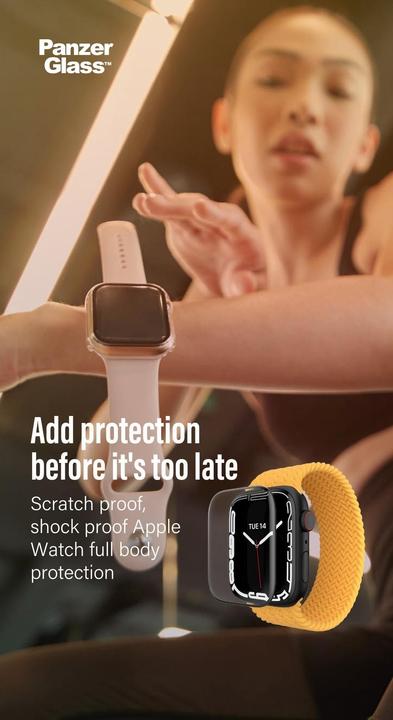 Actual product image PanzerGlass Full Body (Apple Watch SE, Apple Watch Series 5, Apple Watch Series 6, Apple Watch Series 4)